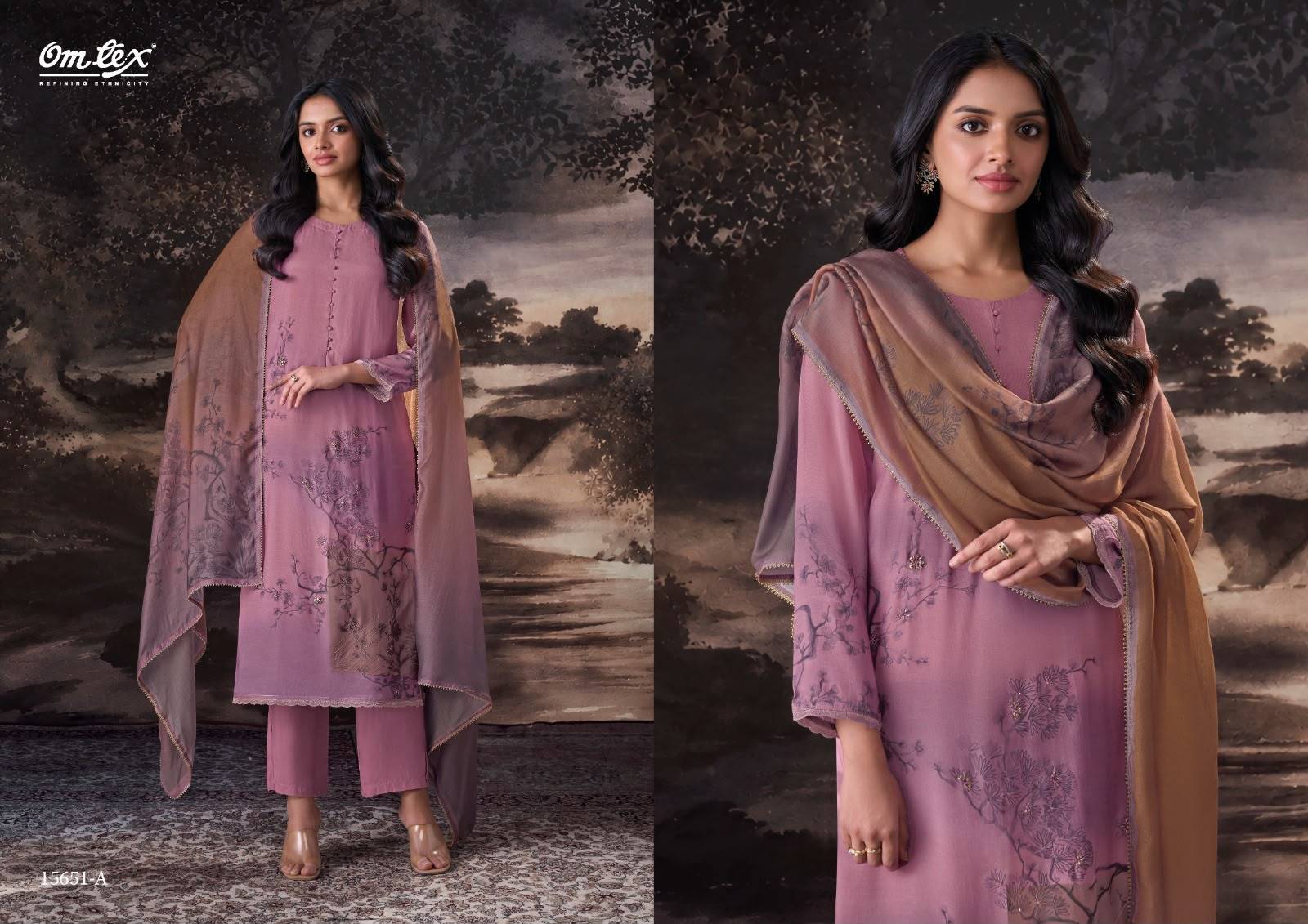 MADISSON By Om Tex 15651 Series Beautiful Festive Suits Stylish Colorful Fancy Casual Wear & Ethnic Wear Muslin Silk Dresses At Wholesale Price